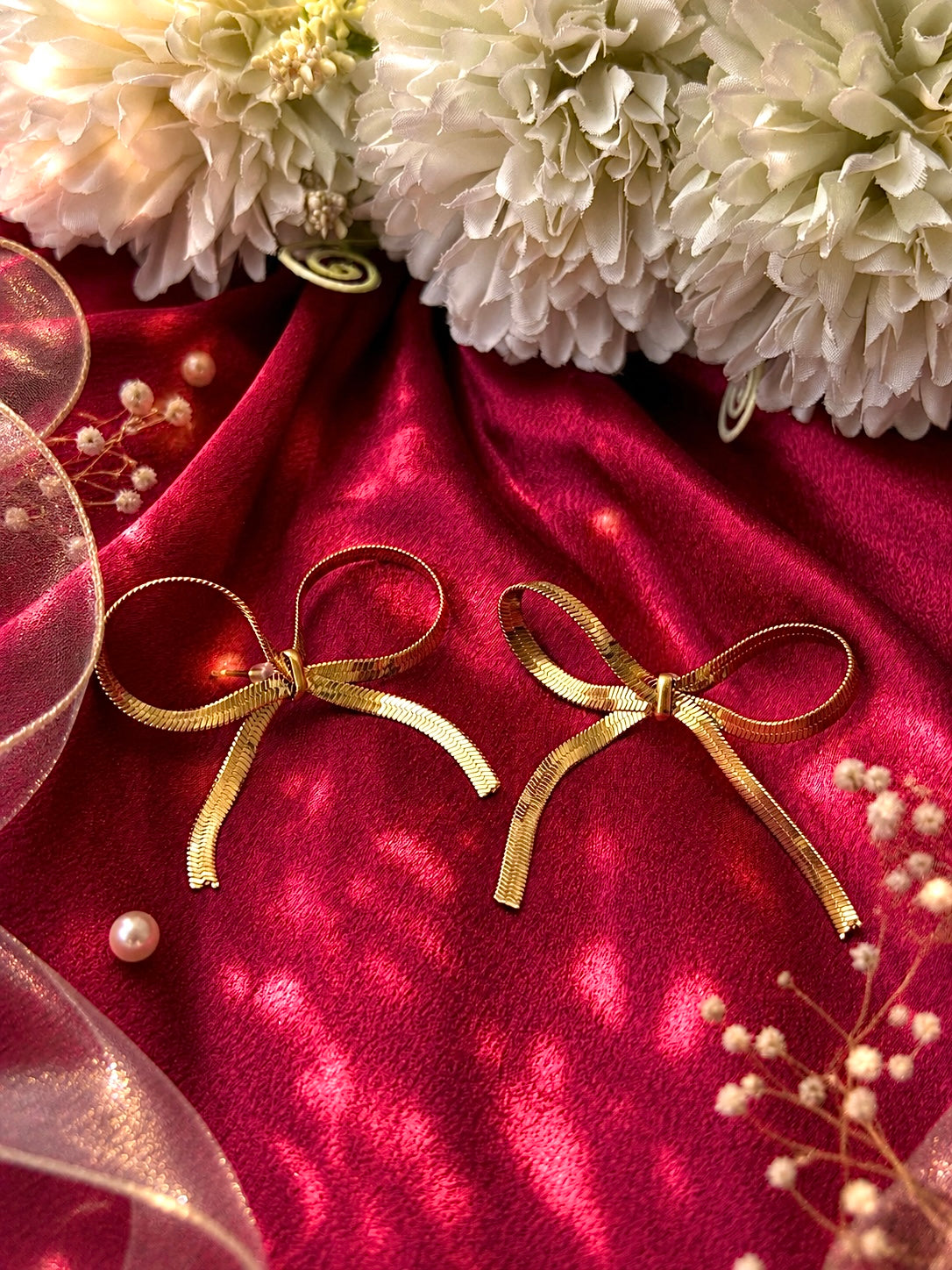 Bow earrings