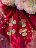Double flower Earrings